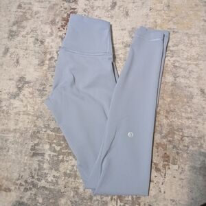 Lululemon Wunder Train HR High-Rise Tight 25" Chambray Blue Size 2